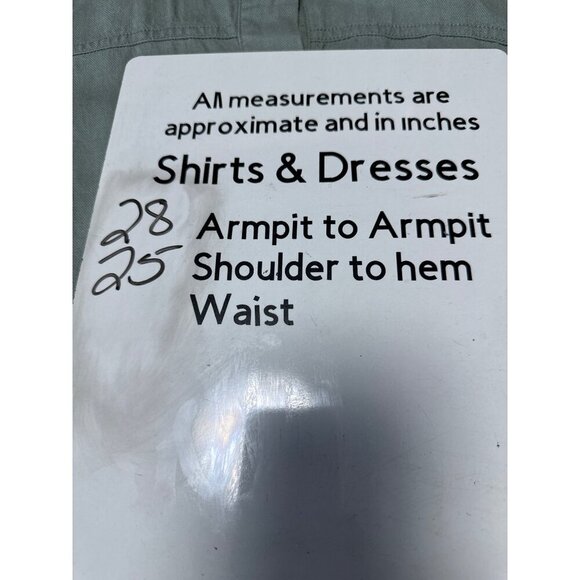 Christian Siriano NY Linen Blend Snap Front Medium Green Utility Jacket Size 3X - Picture 11 of 11